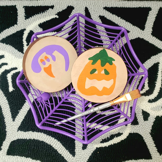 Halloween Cookie Painting - Ghost or Pumpkin