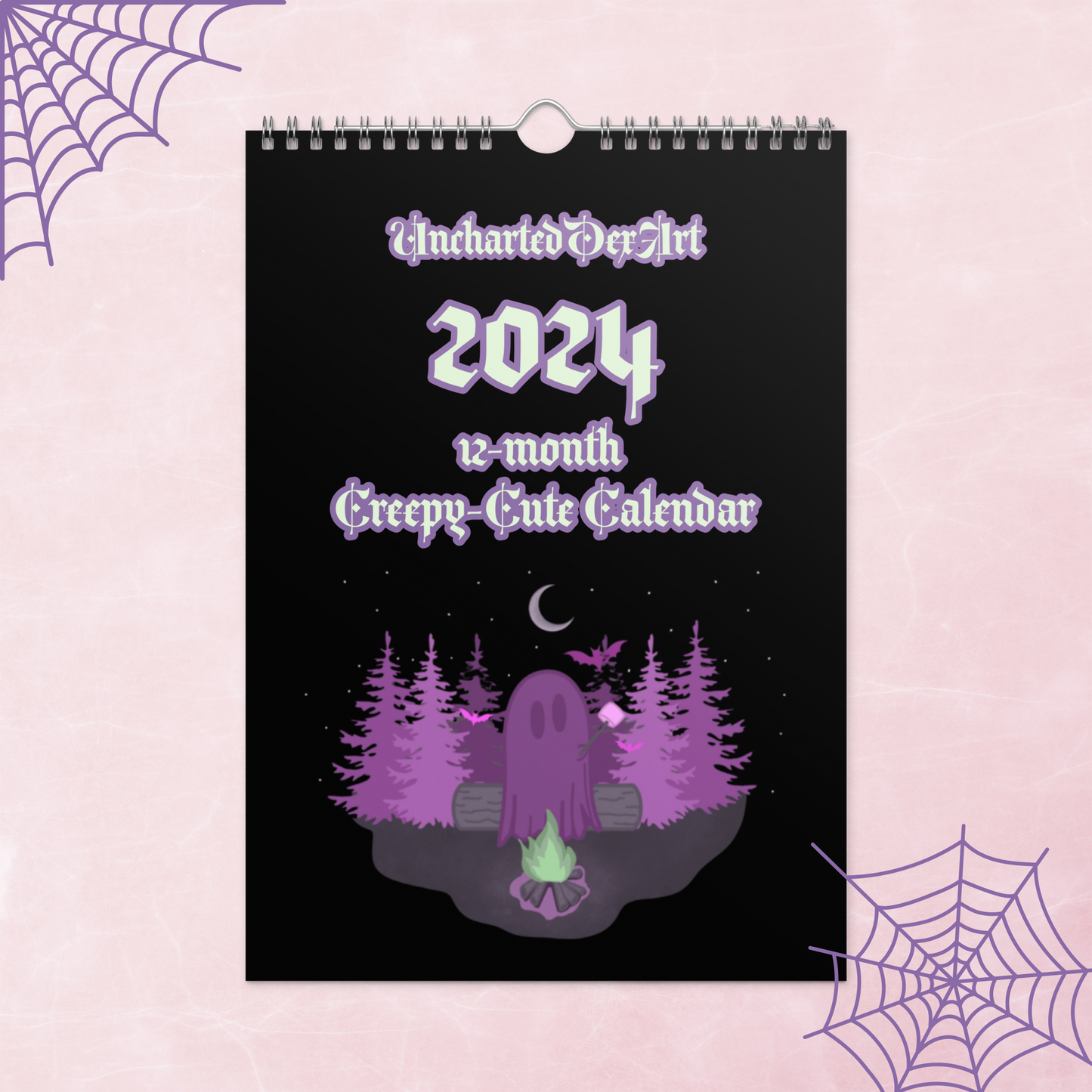 2024 Creepy-Cute Wall Calendar
