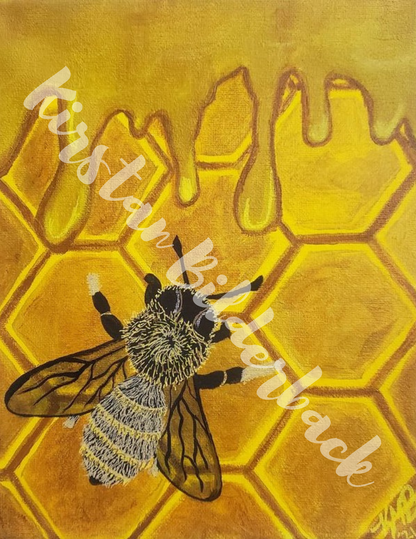 Honey Bee - ART PRINT