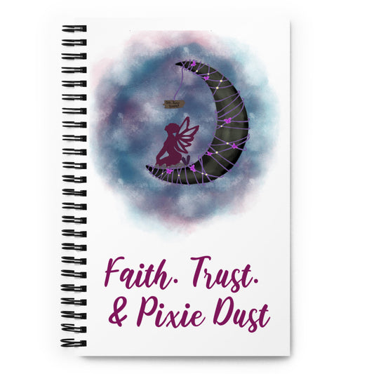 Fairy Moon - Spiral notebook